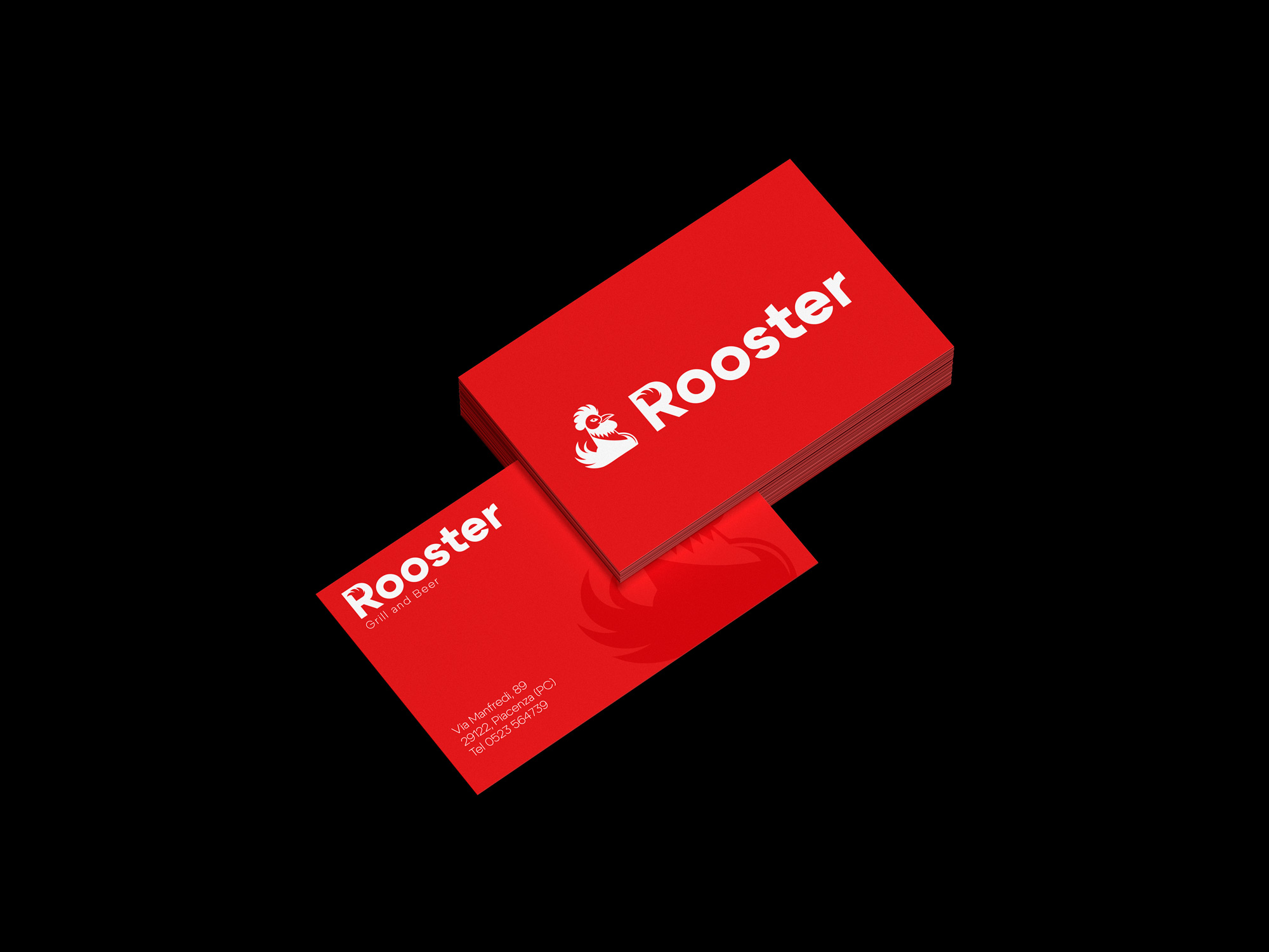 Biglietti da visita Rooster grill and beer