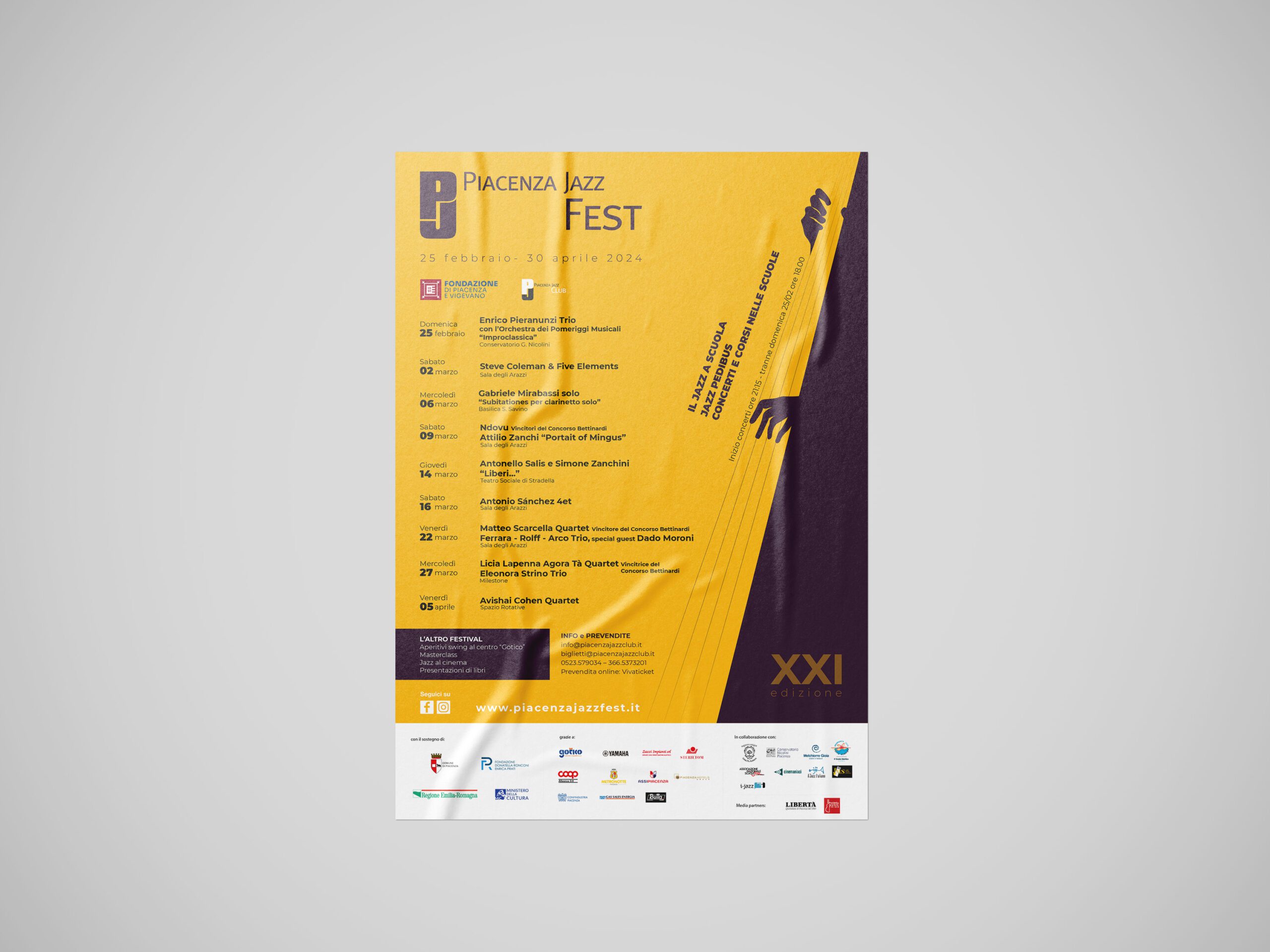 Manifesto Piacenza Jazz Fest 2024