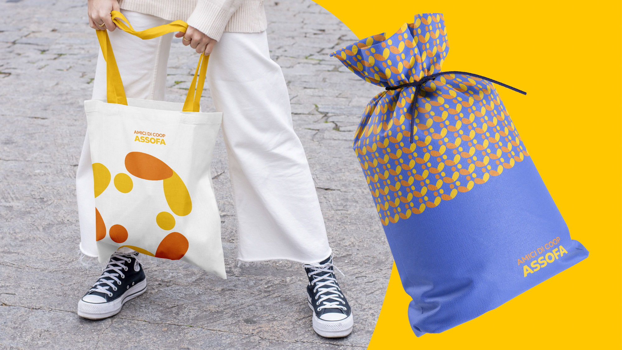 Borsa logo Coop Assofa rebranding