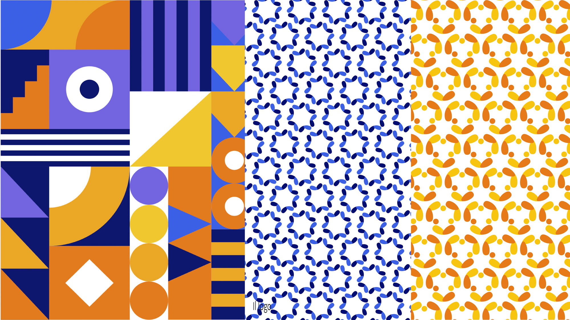 Pattern Amici di Coop Assofa cooperativa sociale Rebranding